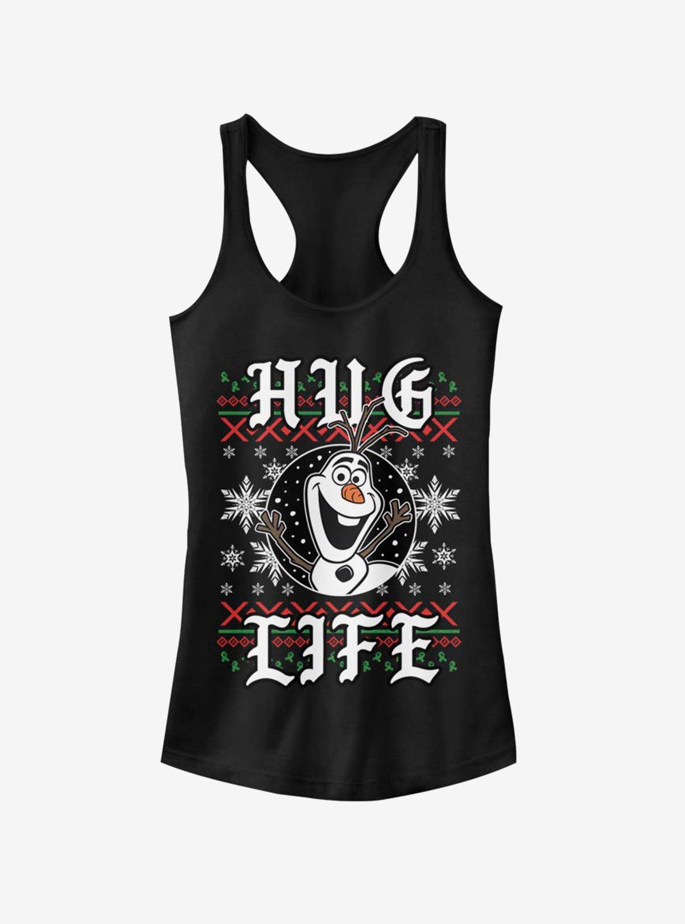 Disney Frozen Olaf Hug Life Christmas Sweater Girls Tank, , hi-res