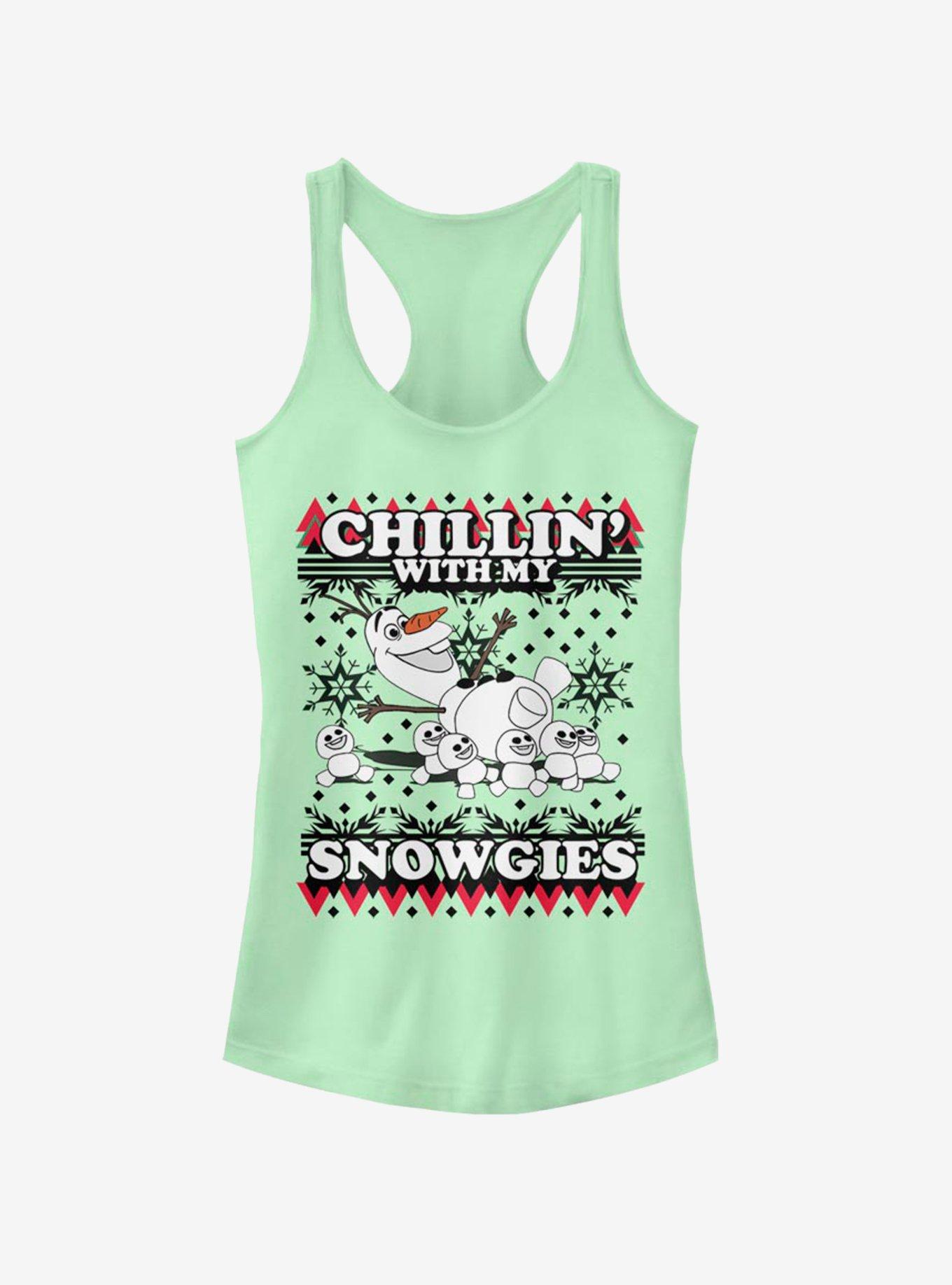 Disney Frozen Olaf Chillin With My Snowgies Girls Tank, MINT, hi-res