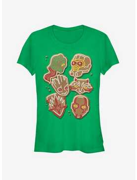 Marvel Guardians Of The Galaxy Christmas Cookies Girls T-Shirt, , hi-res