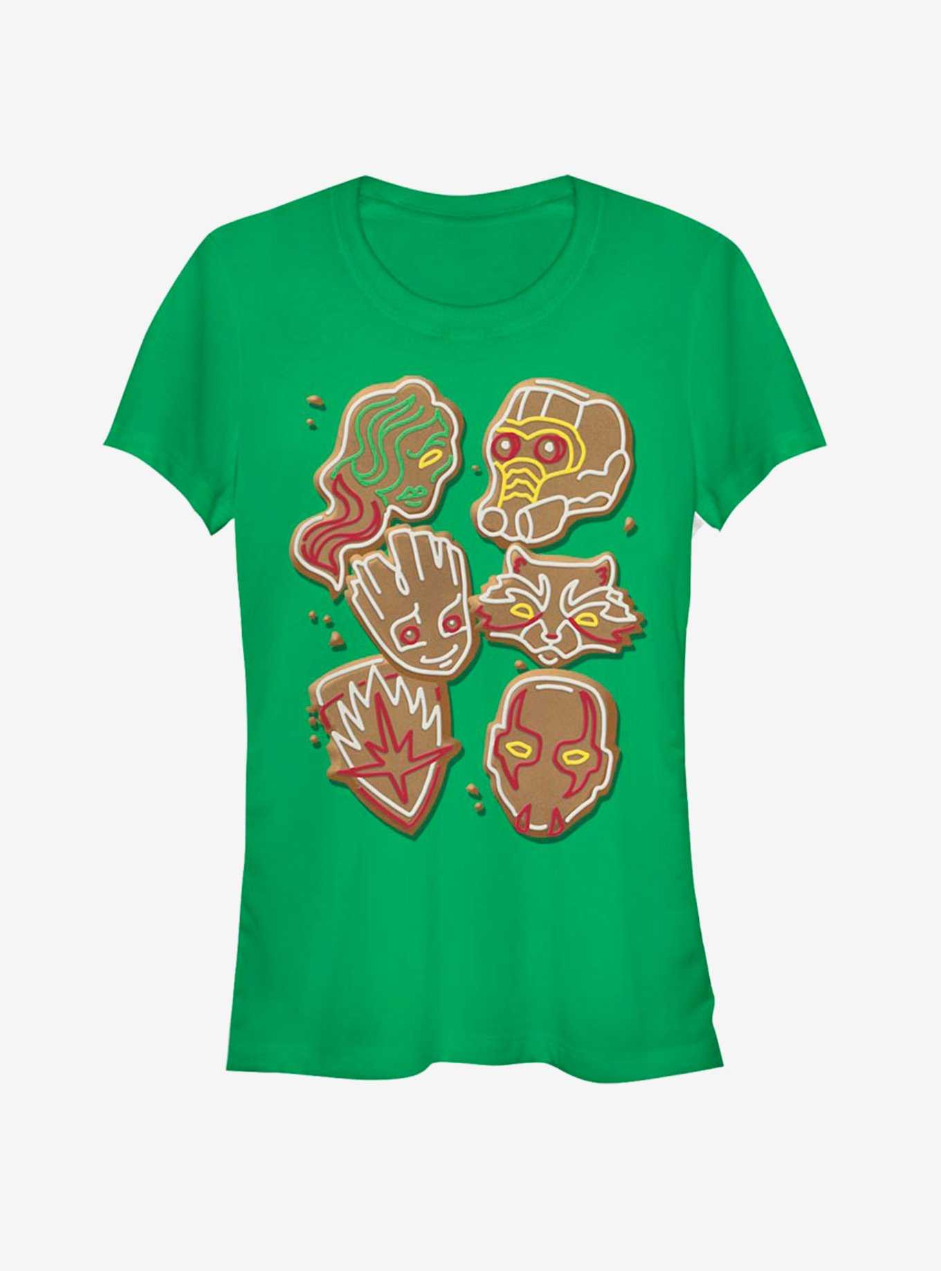 Marvel Guardians Of The Galaxy Christmas Cookies Girls T-Shirt, , hi-res