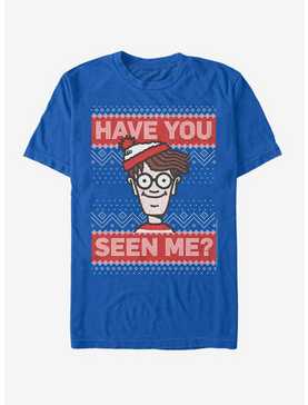 Wheres Waldo Seen Ugly Christmas Sweater T-Shirt, , hi-res