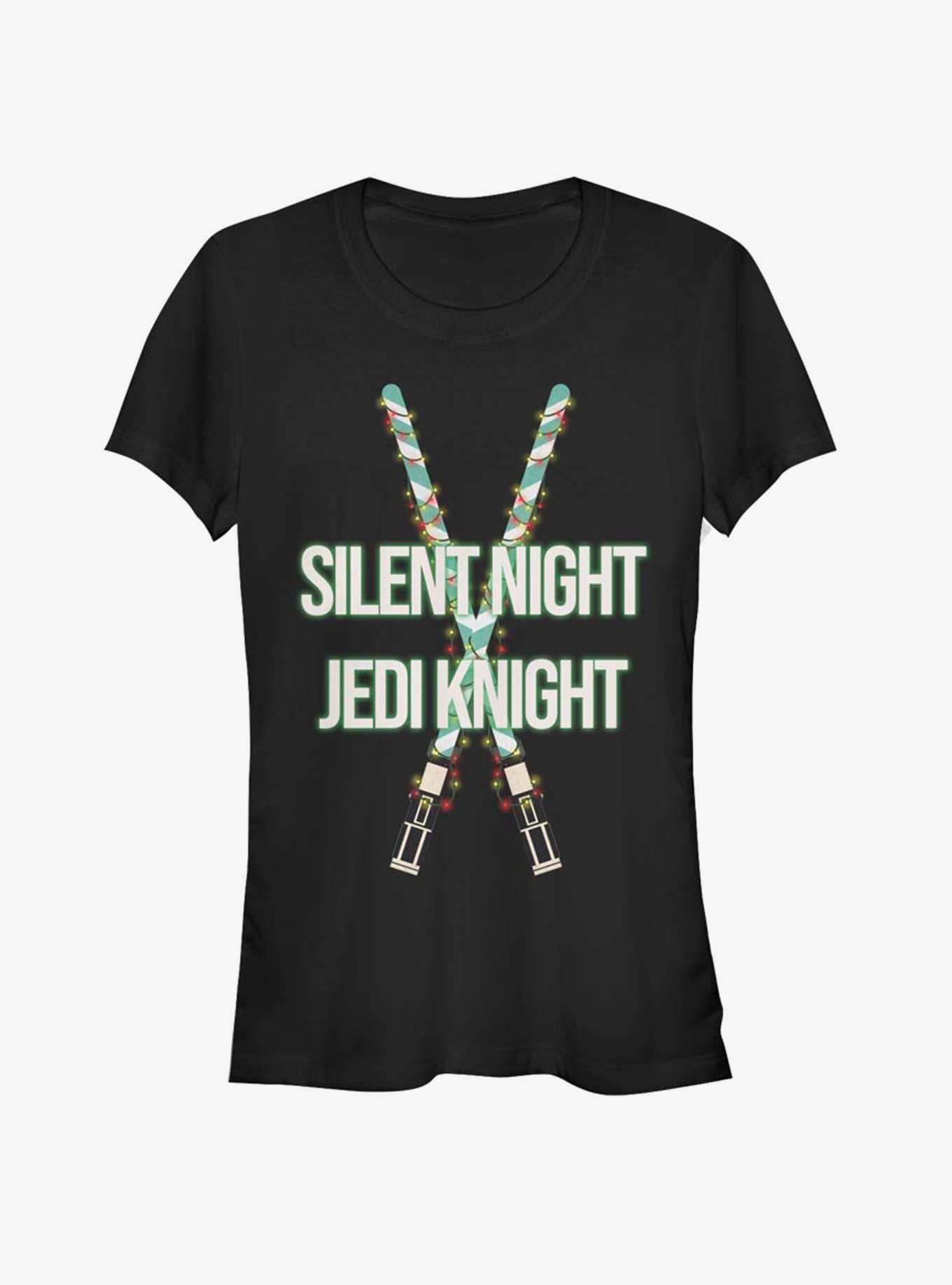 Star Wars Silent Night Jedi Knight Lightsaber Girls T-Shirt, , hi-res