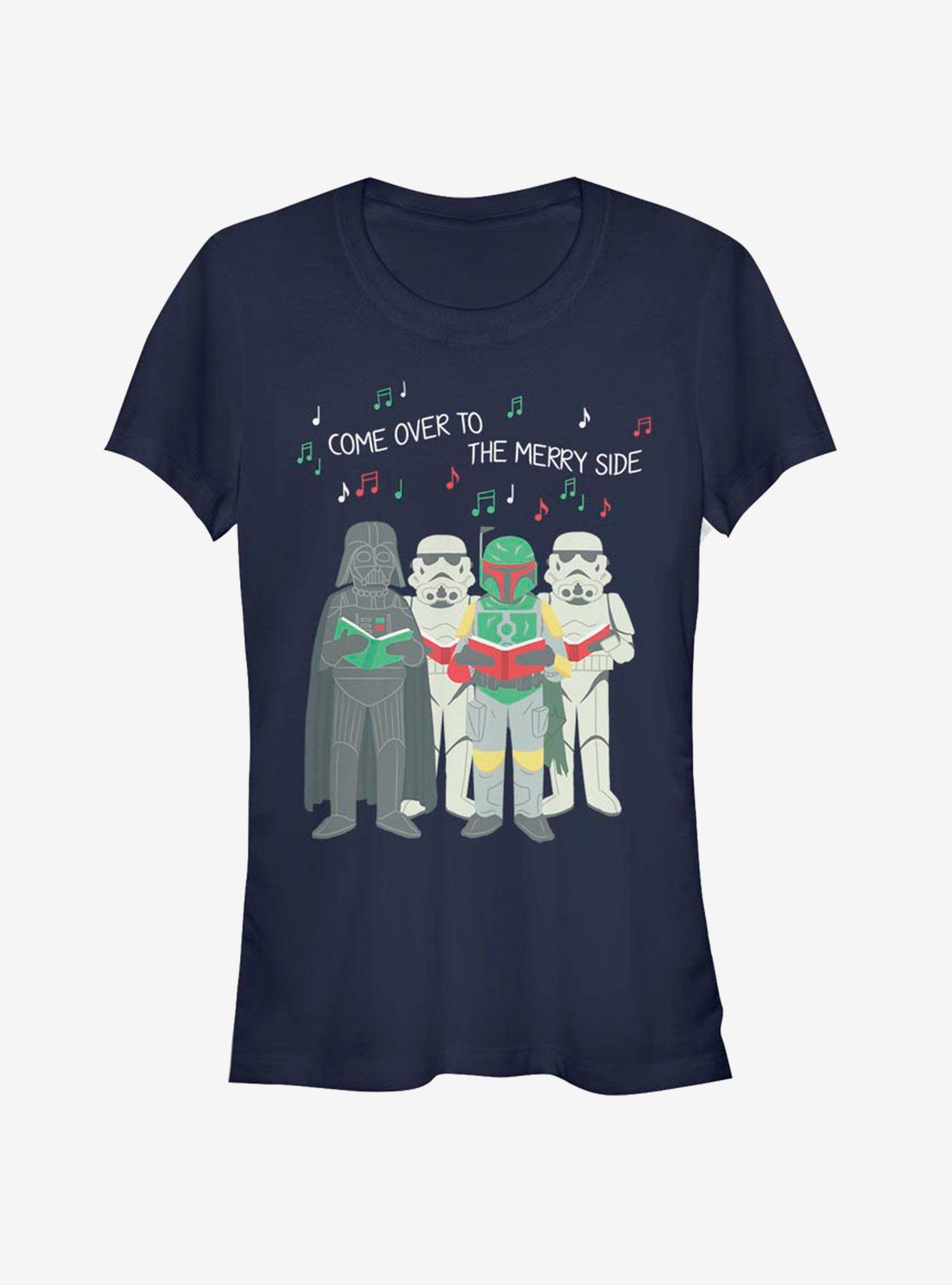 Star Wars Vader Boba Storm Troopers Carolers Girls T-Shirt, , hi-res