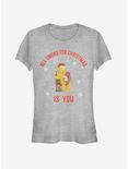 Star Wars C-3PO Santa Ewok Christmas Is You Girls T-Shirt, ATH HTR, hi-res