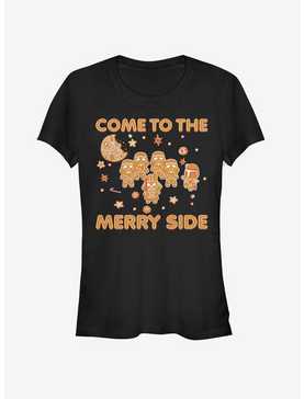 Star Wars Gingerbread Come To The Merry Side Girls T-Shirt, , hi-res