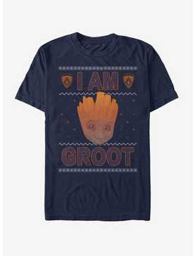 Marvel Guardians of The Galaxy I Am Groot Ugly Christmas T-Shirt, , hi-res