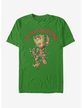 Marvel Guardians of the Galaxy Greetings Baby Groot Holiday T-Shirt, , hi-res