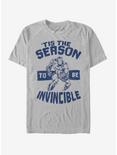 Marvel Silver Age Iron Man Invincible Season T-Shirt, SILVER, hi-res