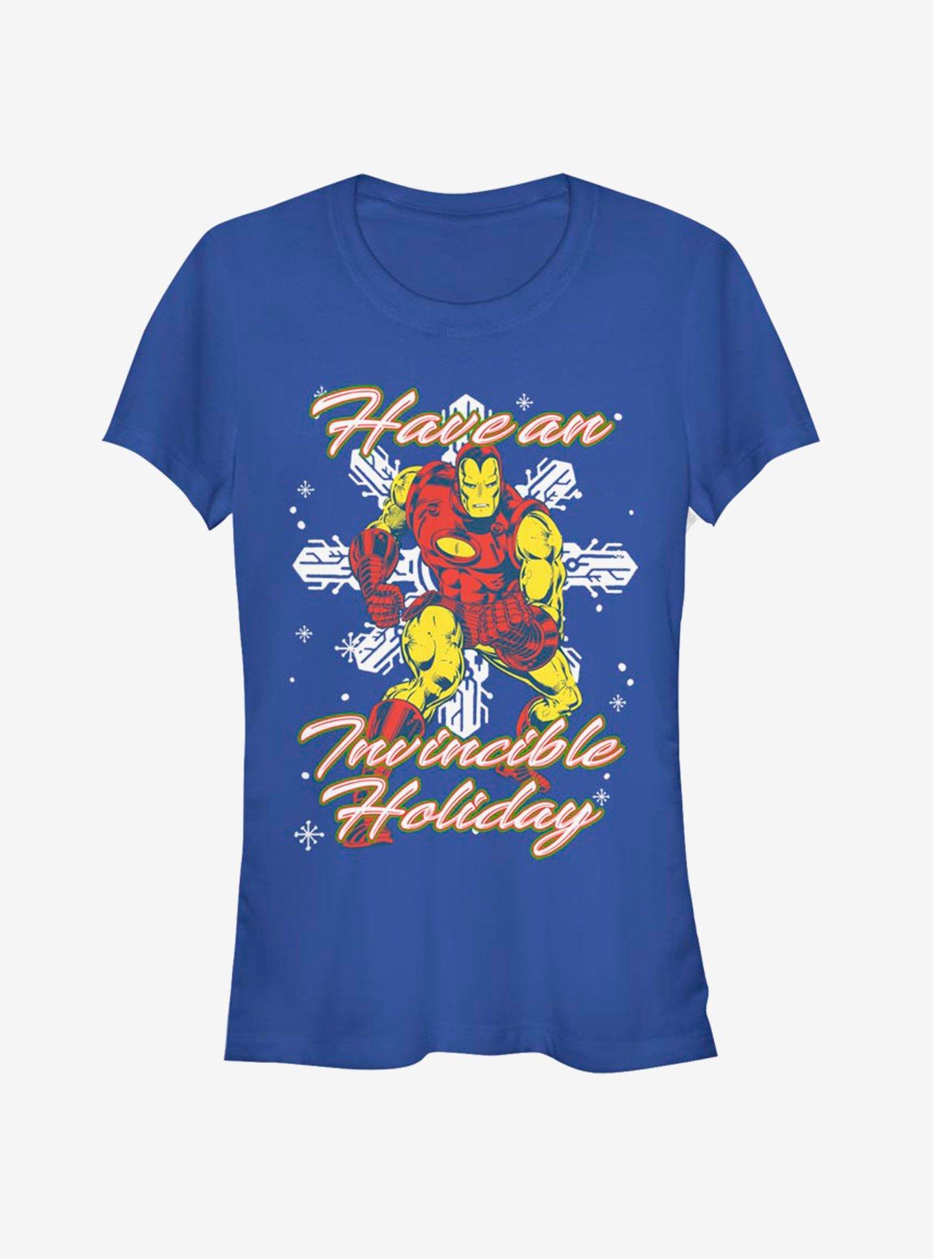 Marvel Silver Age Iron Man Incredible Holiday Girls T-Shirt, , hi-res