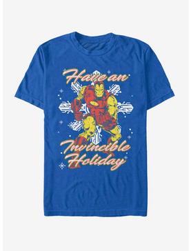 Marvel Silver Age Iron Man Incredible Holiday T-Shirt, ROYAL, hi-res