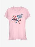 Marvel Spider-Man Deck The Walls Christmas Girls T-Shirt, LIGHT PINK, hi-res