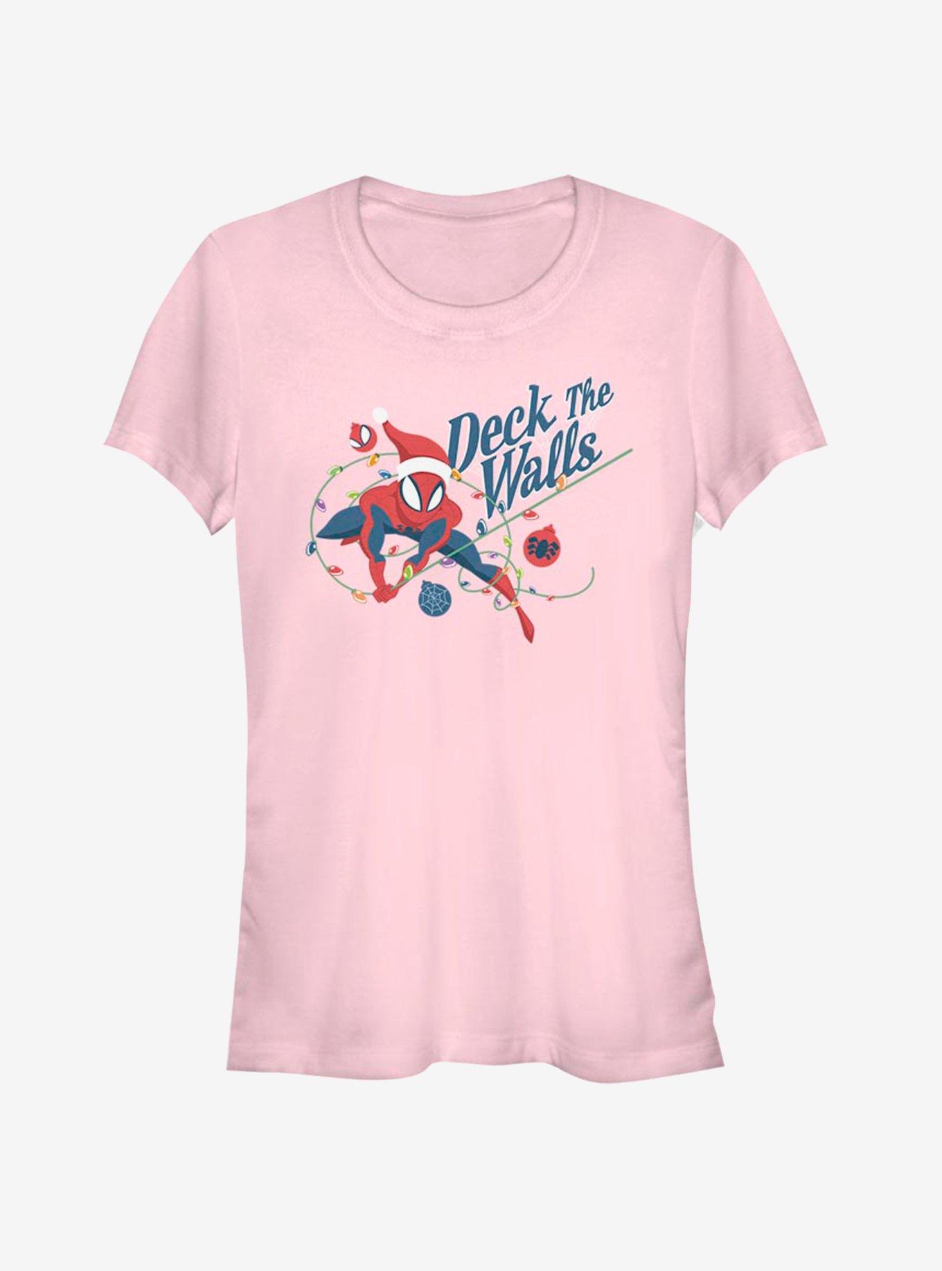 Marvel Spider-Man Deck The Walls Christmas Girls T-Shirt, , hi-res