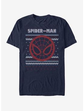 Marvel Spider-Man Spidey Face Ugly Christmas T-Shirt, , hi-res