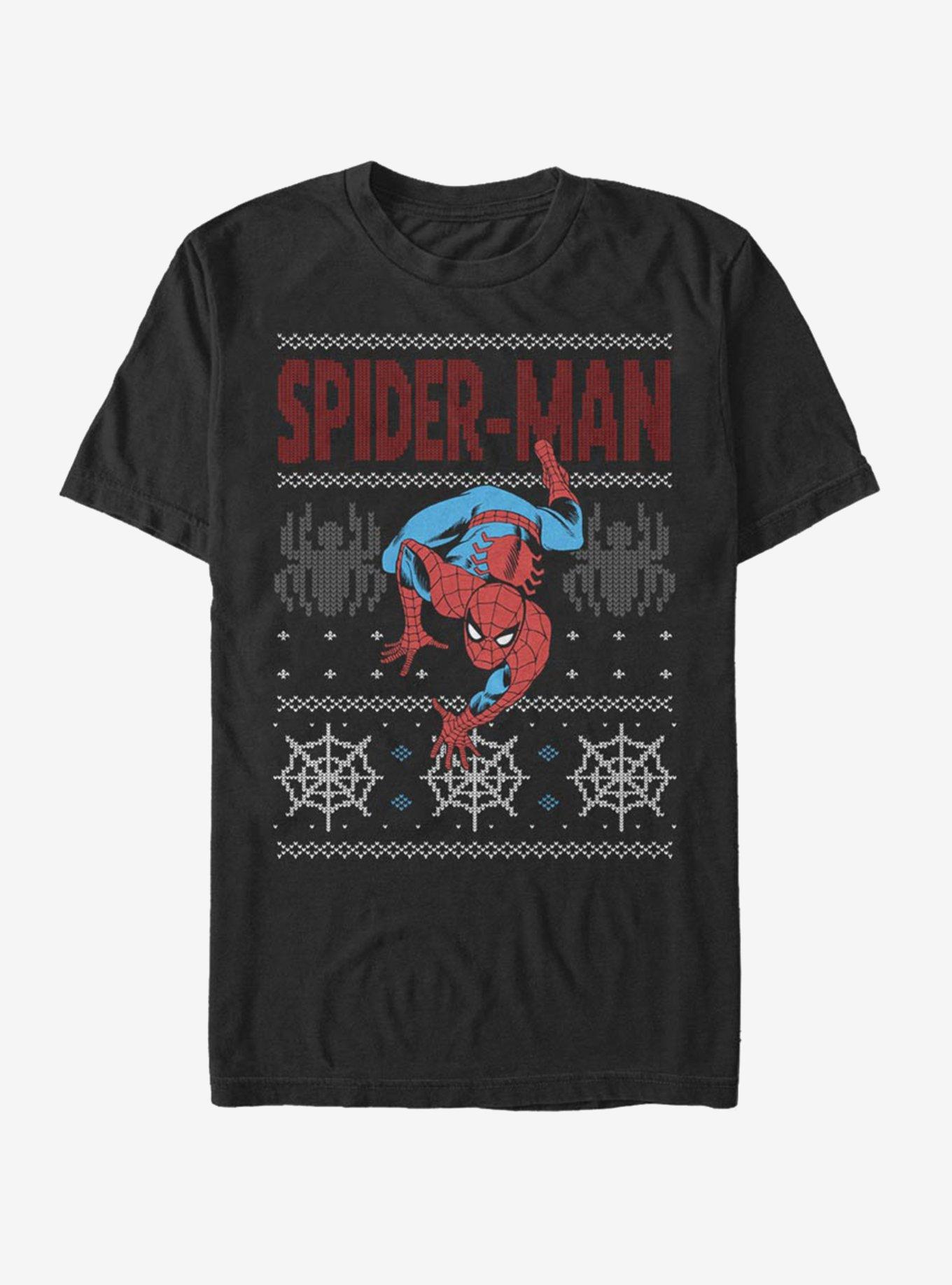 Marvel Spider-Man Ugly Spidey Christmas Sweater T-Shirt, , hi-res