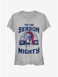 Marvel Thor Mighty Season Holiday Girls T-Shirt, ATH HTR, hi-res