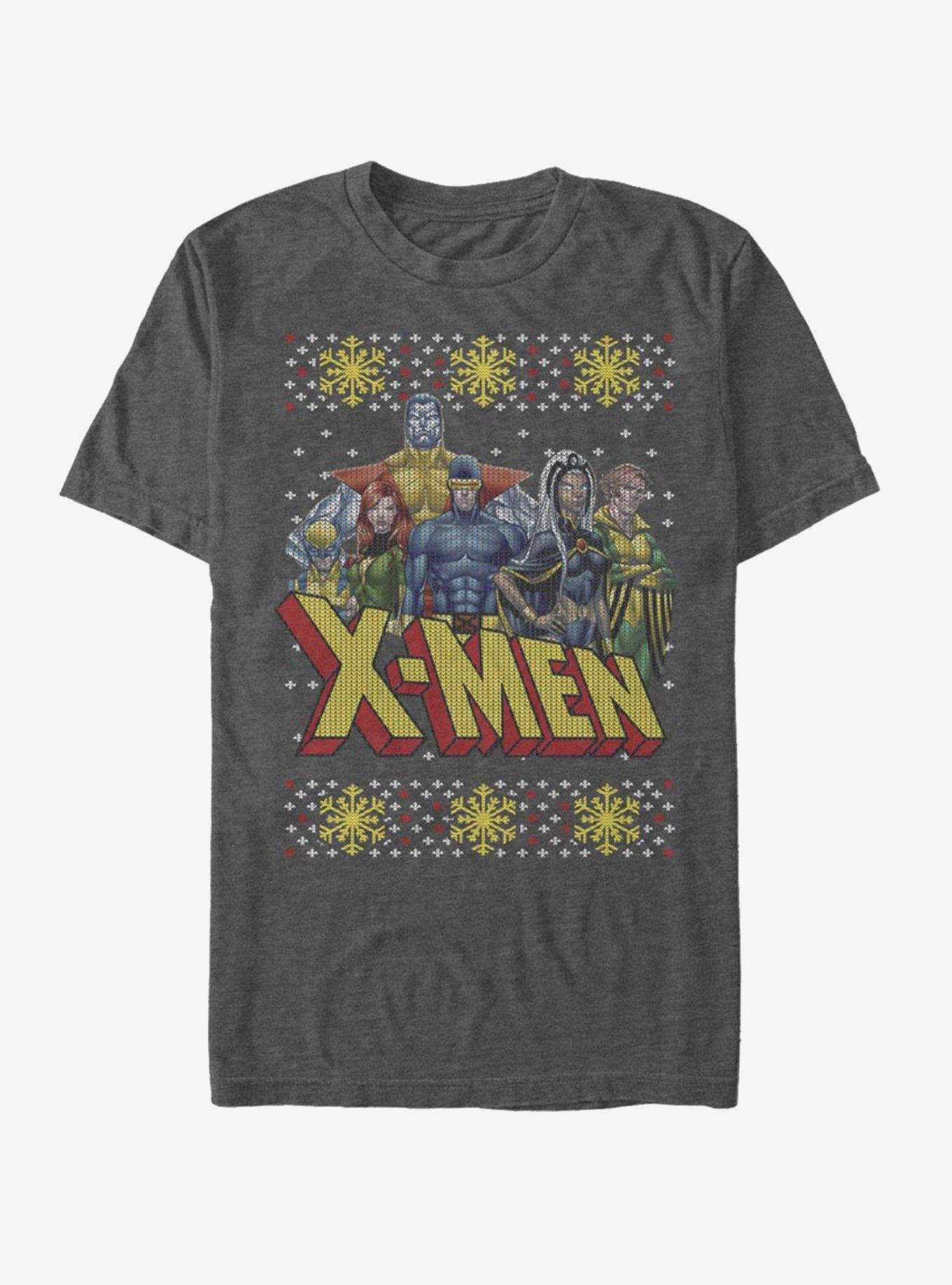 Marvel X-Men Ugly Christmas Sweater Group T-Shirt, , hi-res