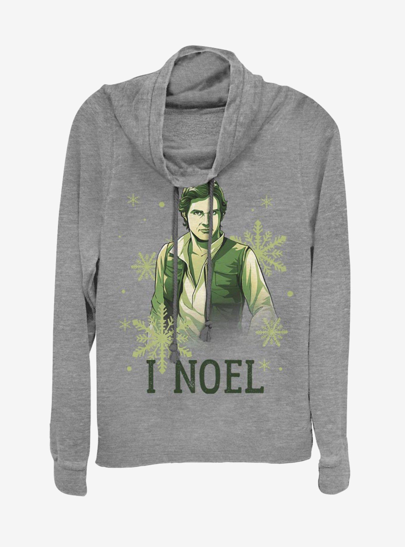 Star Wars Han Solo I Noel Cowl Neck Long-Sleeve Girls Top, , hi-res