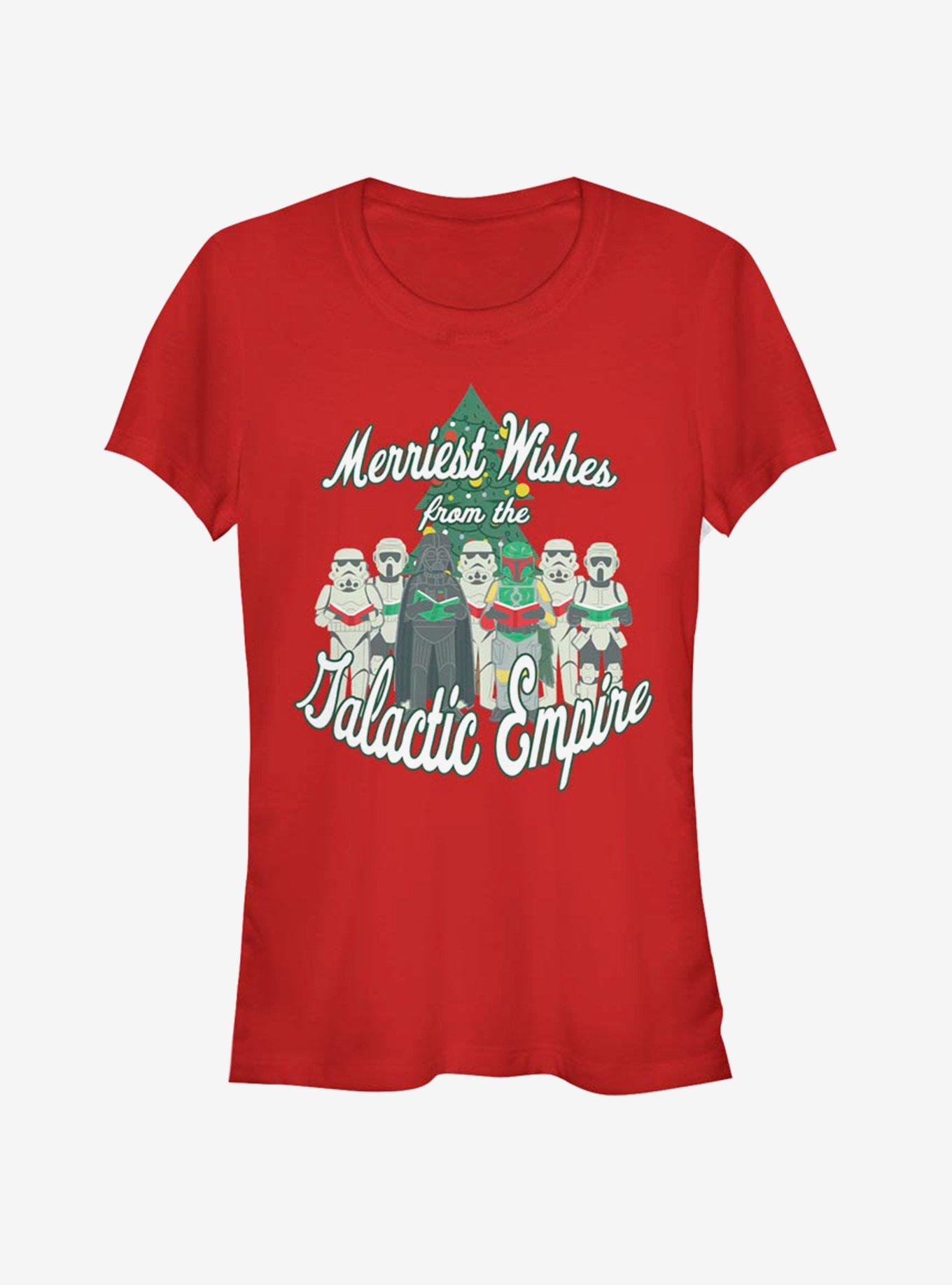 Star Wars Galactic Empire Chistmas Wishes Girls T-Shirt, , hi-res
