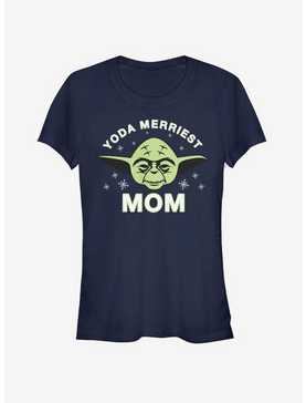 Star Wars Yoda Merriest Mom Girls T-Shirt, , hi-res