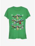 Star Wars BB-8 Ornaments Christmas Tree Girls T-Shirt, KELLY, hi-res