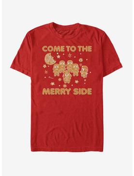 Star Wars Gingerbread Come To The Merry Side T-Shirt, , hi-res