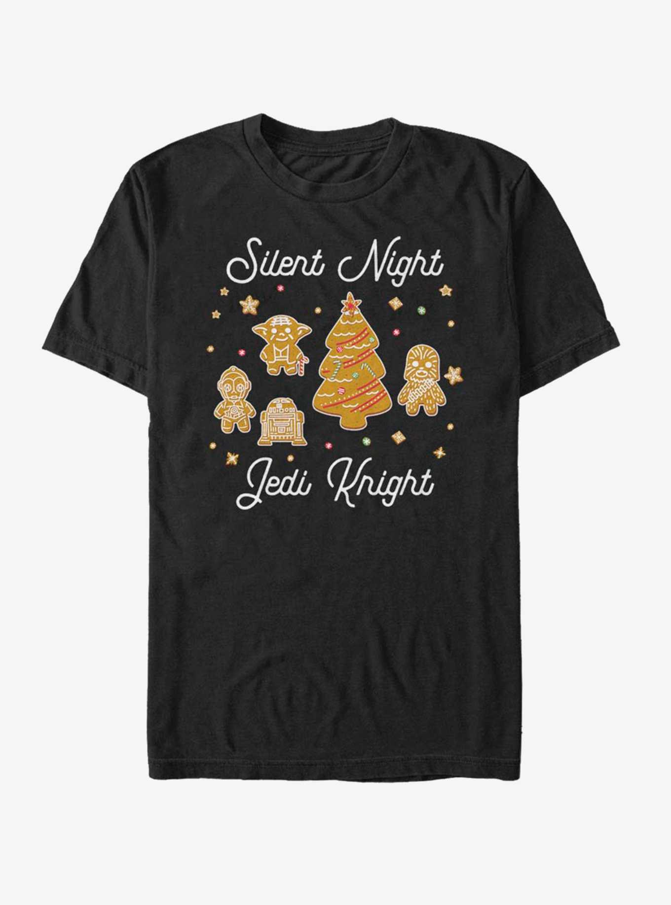 Star Wars Silent Night Jedi Knight Gingerbread T-Shirt, , hi-res