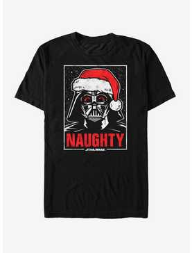 Star Wars Santa Vader Just Plain Naughty T-Shirt, , hi-res