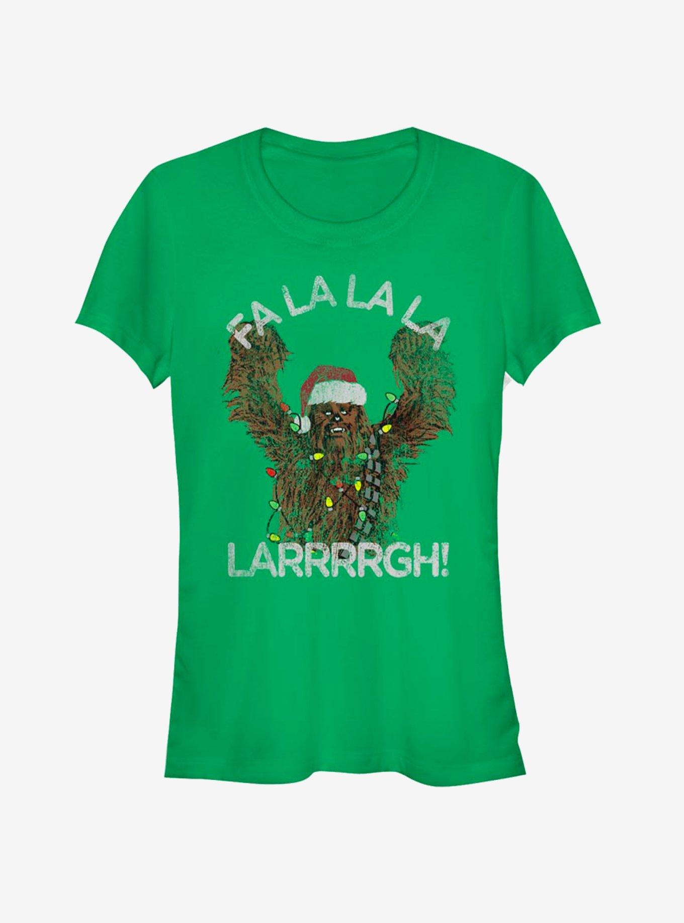 Star Wars Santa Chewie Chewbacca Fa La Larrrrgh Girls T-Shirt, , hi-res