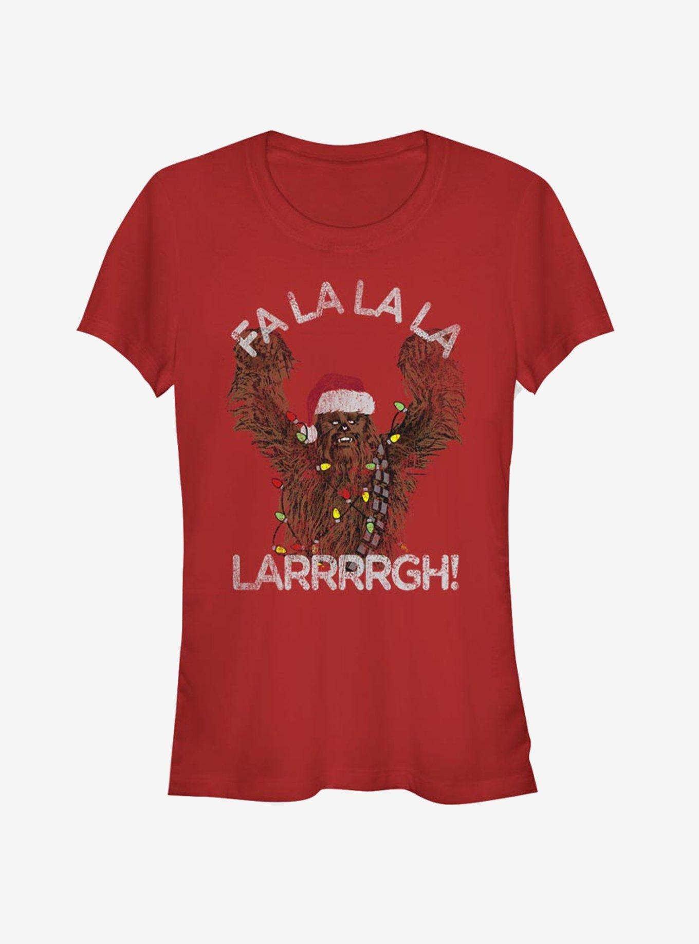 Star Wars Santa Chewie Chewbacca Fa La Larrrrgh Girls T-Shirt, , hi-res
