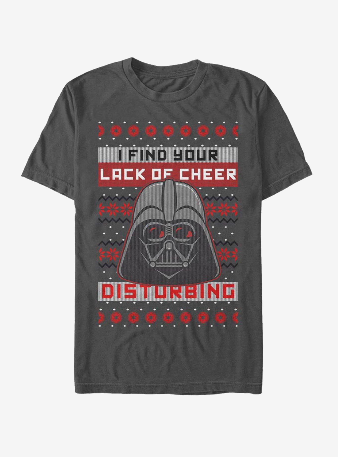 Star Wars Vader Lack of Cheer Ugly Christmas T-Shirt, , hi-res