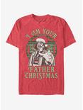 Star Wars Santa Vader I Am Your Father Christmas T-Shirt, RED HTR, hi-res
