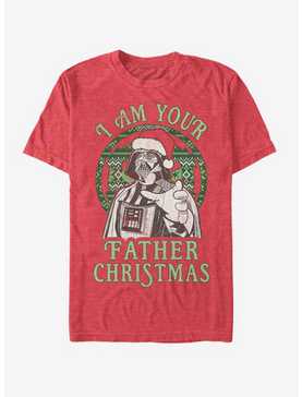 Star Wars Santa Vader I Am Your Father Christmas T-Shirt, , hi-res