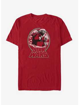 Star Wars Yoda Santa Snow Globe T-Shirt, , hi-res