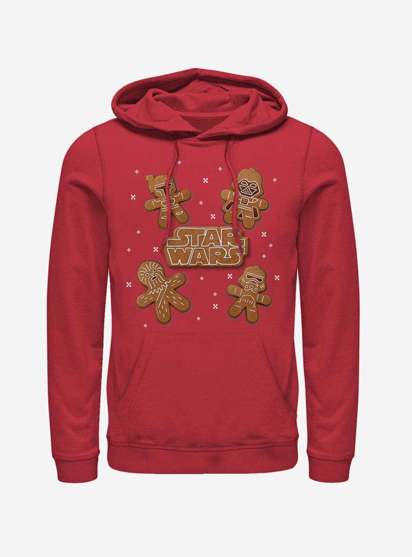 Star Wars Gingerbread Cookie Hoodie, RED, hi-res