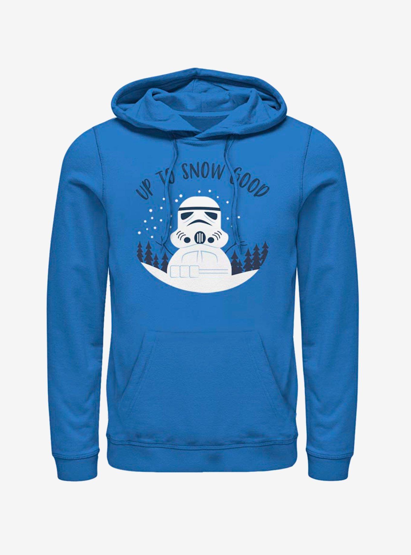 Star Wars Storm Trooper Snowman Up To Snow Good Hoodie, ROYAL, hi-res