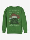 Star Wars Santa Vader Sithmas Christmas Crew Sweatshirt, KELLY, hi-res