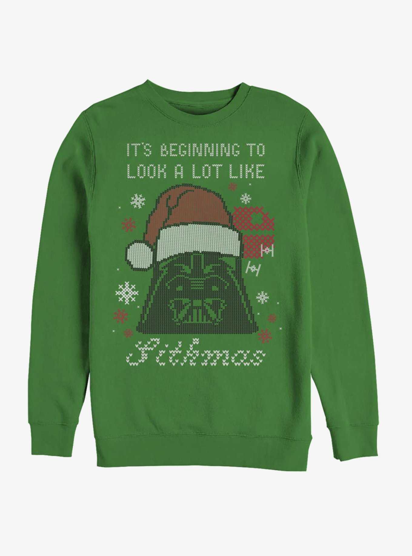Star Wars Santa Vader Sithmas Christmas Crew Sweatshirt, , hi-res