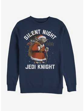 Star Wars Santa Yoda Silent Jedi Knight Crew Sweatshirt, , hi-res