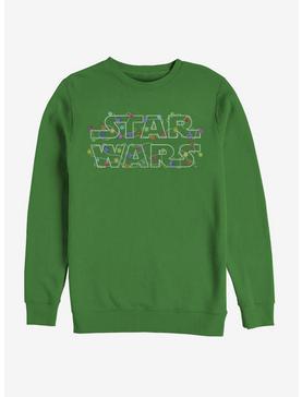 Star Wars Logo Christmas Lights Crew Sweatshirt, , hi-res