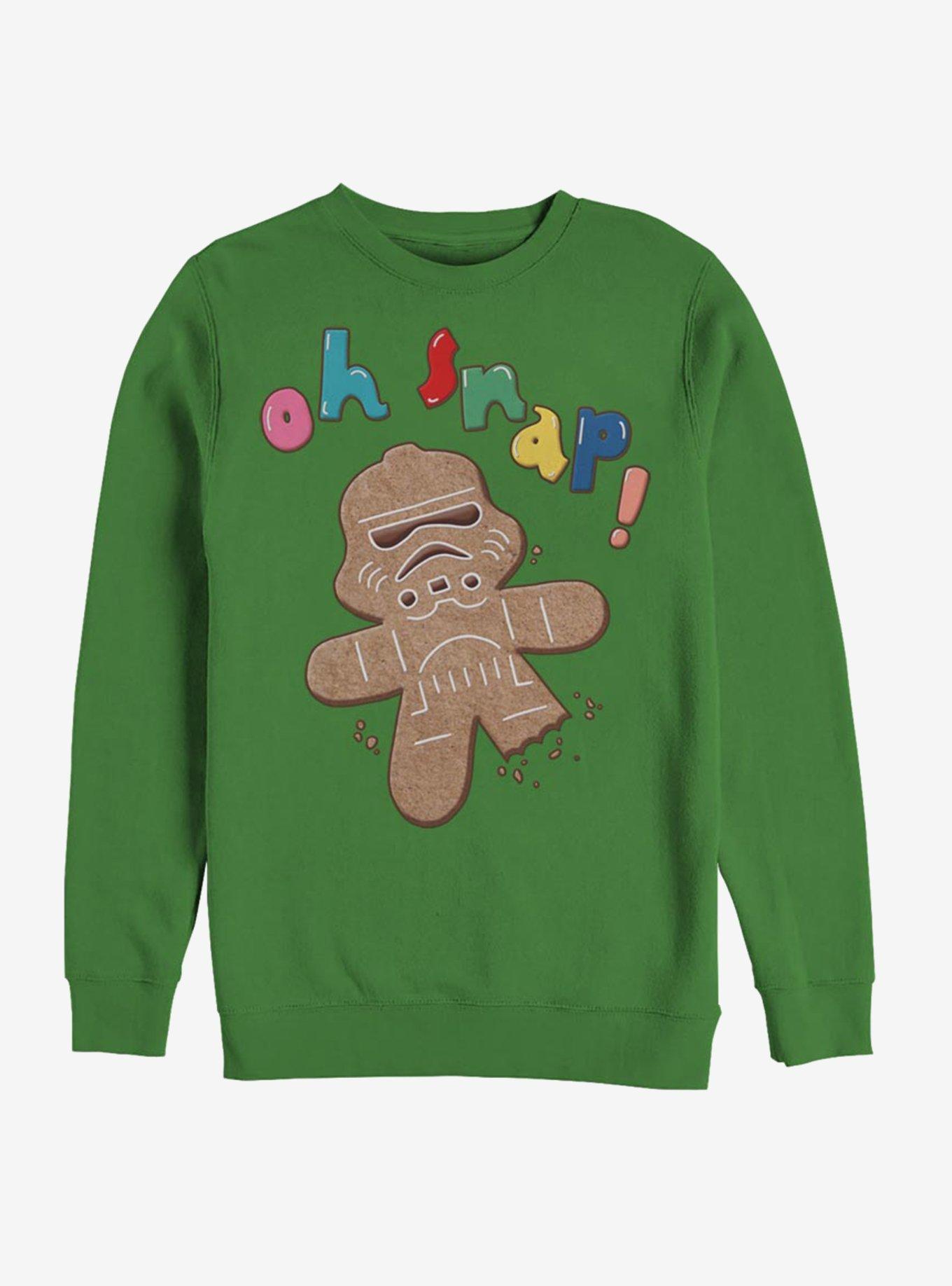 Star Wars Storm Trooper Gingerbread Gingersnap Crew Sweatshirt, KELLY, hi-res