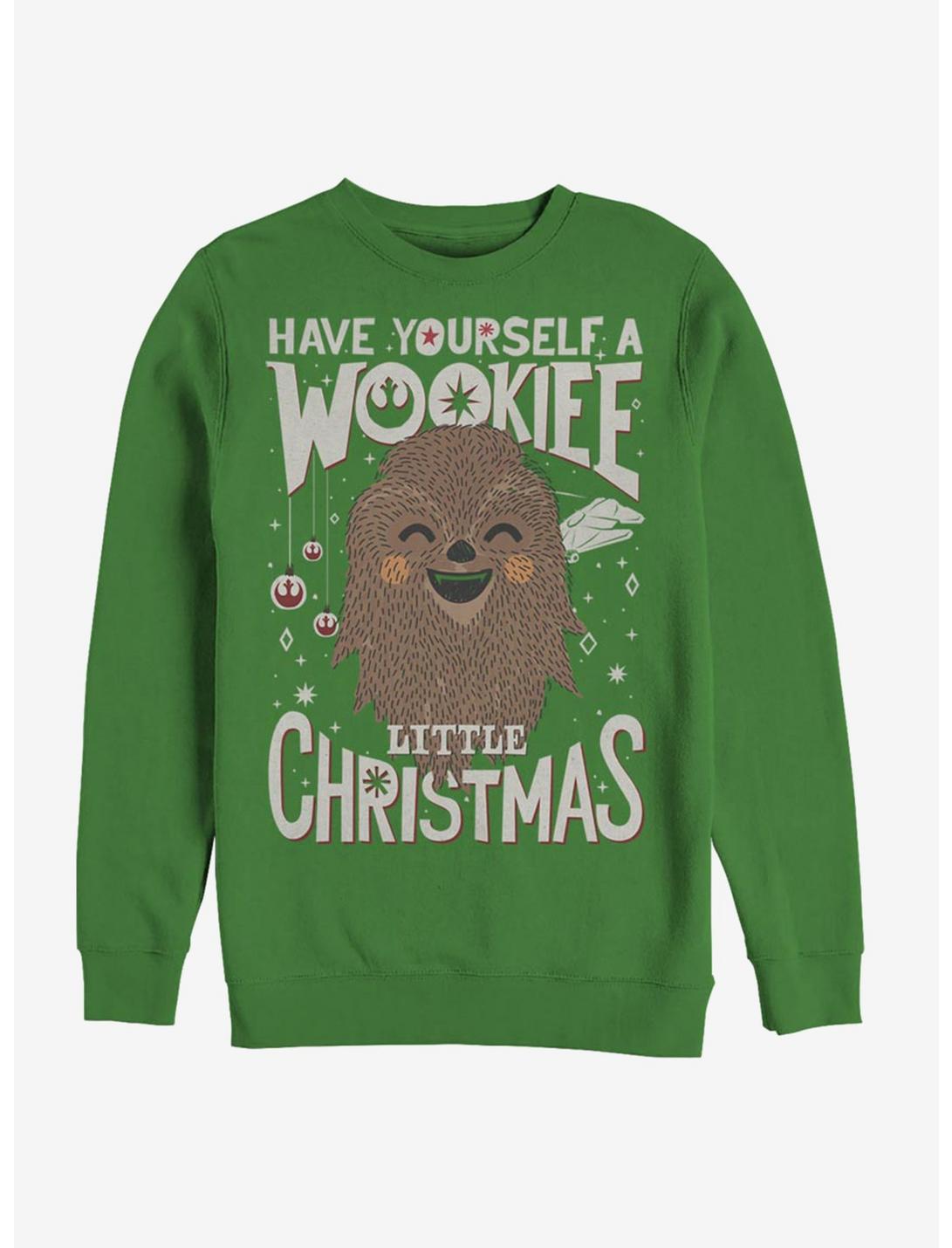 Star Wars Chewbacca Wookiee Little Christmas Crew Sweatshirt, KELLY, hi-res