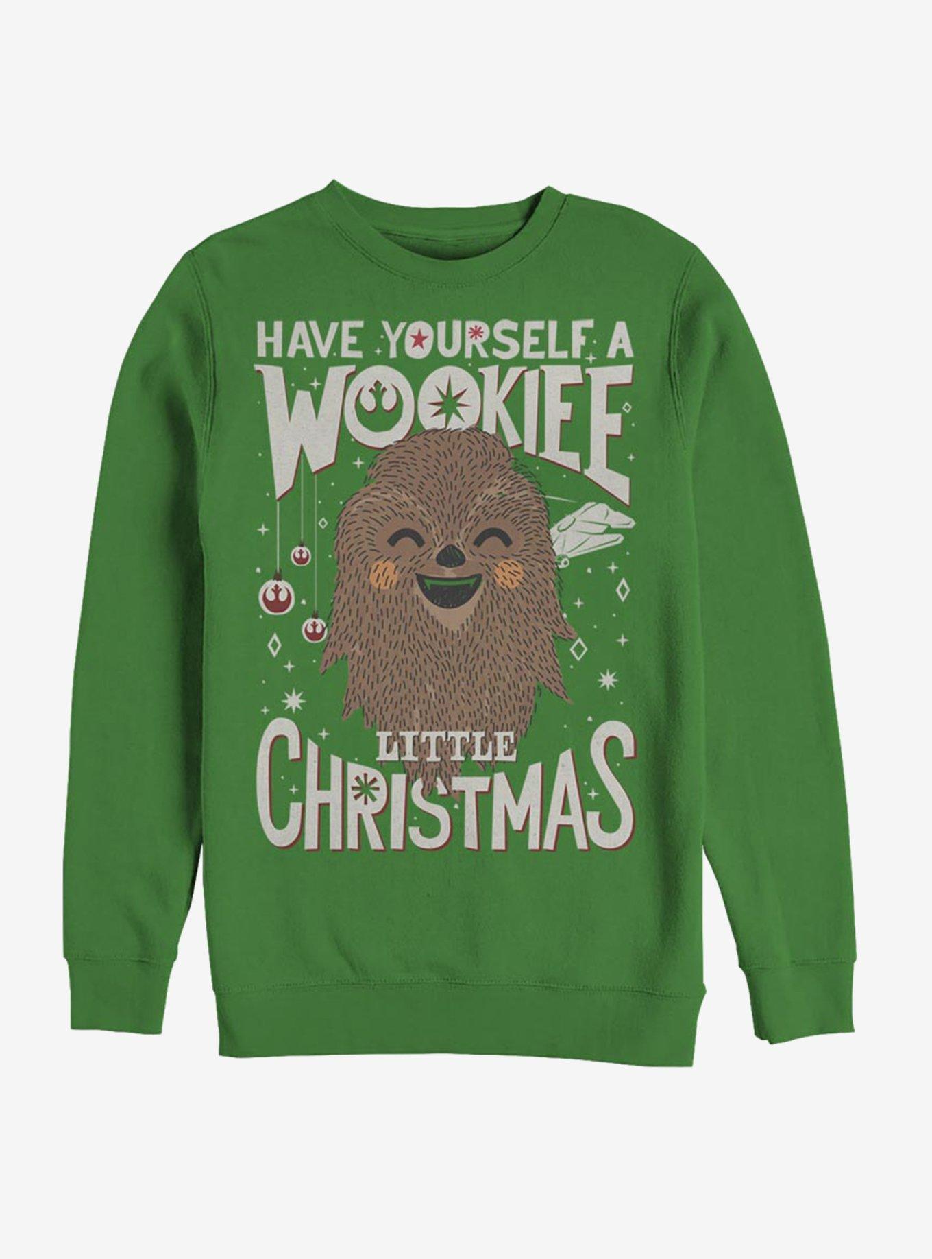 Star Wars Chewbacca Wookiee Little Christmas Crew Sweatshirt, , hi-res