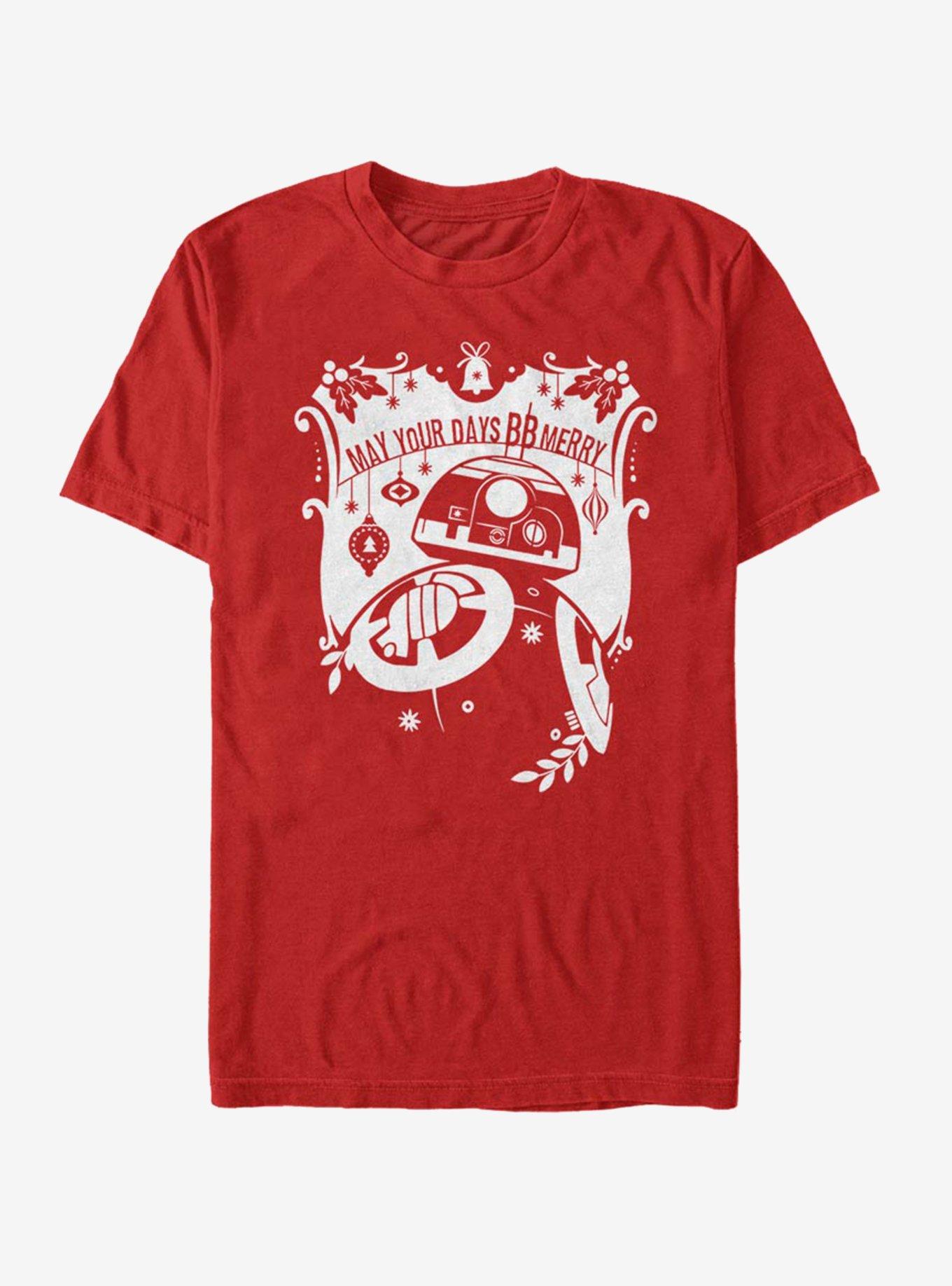 Star Wars BB-8 BB Merry T-Shirt, RED, hi-res