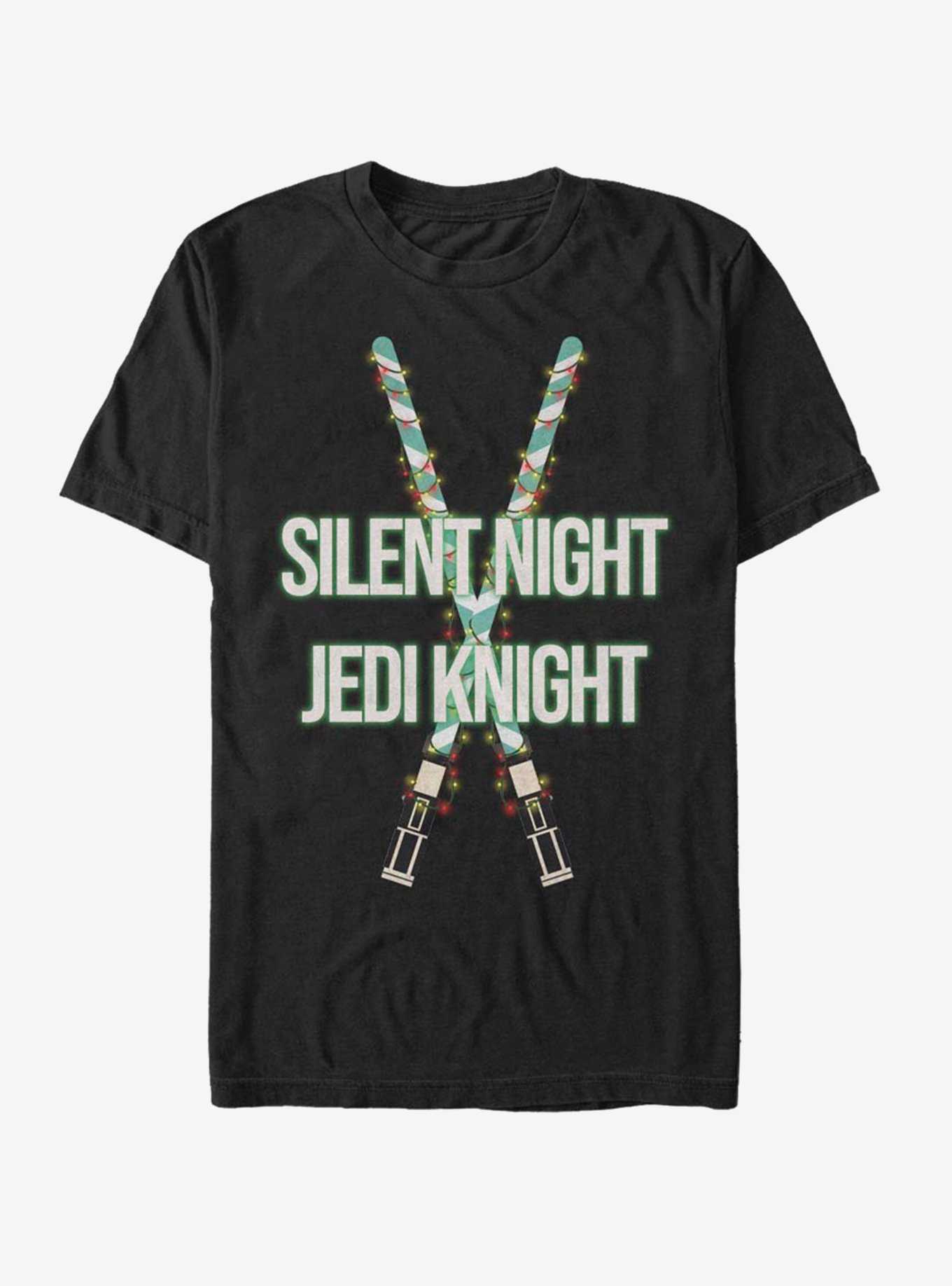 Star Wars Silent Night Jedi Knight Lightsaber T-Shirt, , hi-res