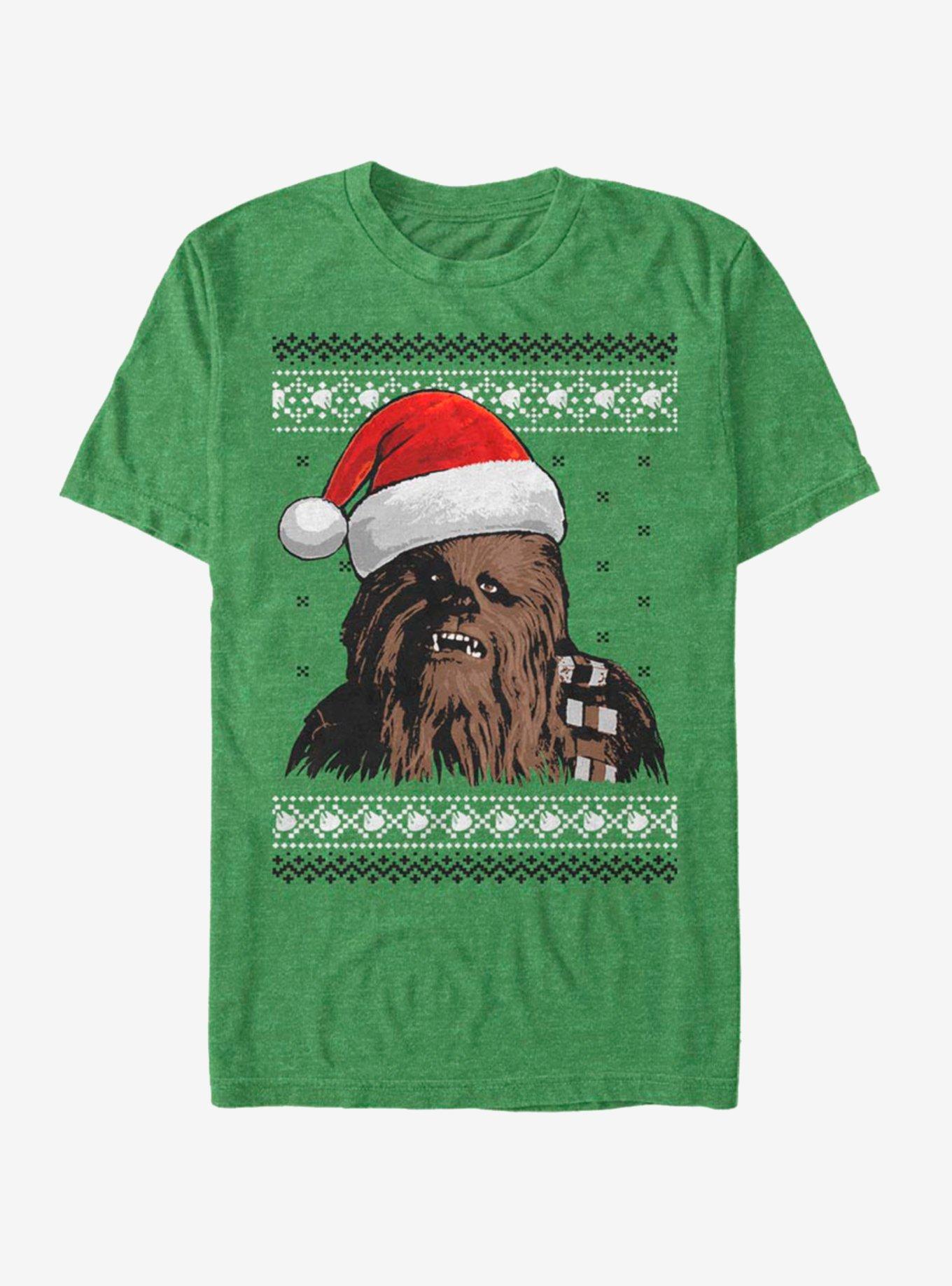 Star Wars Santa Chewie Chewbacca Ugly Christmas T-Shirt