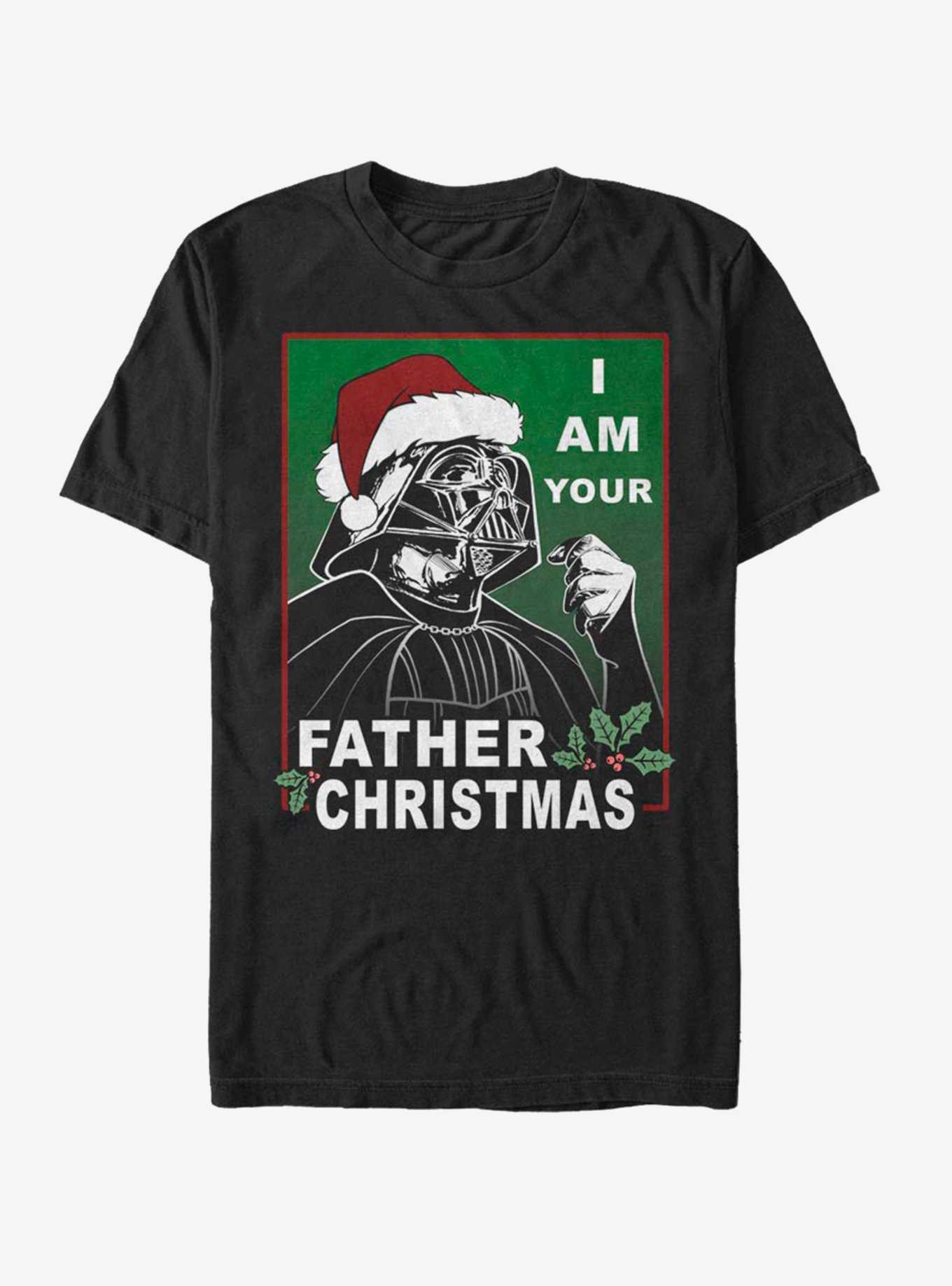 Star Wars Santa Vader Father Christmas T-Shirt, , hi-res