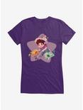 Steven Universe Peace And Love Girls T-Shirt, PURPLE, hi-res