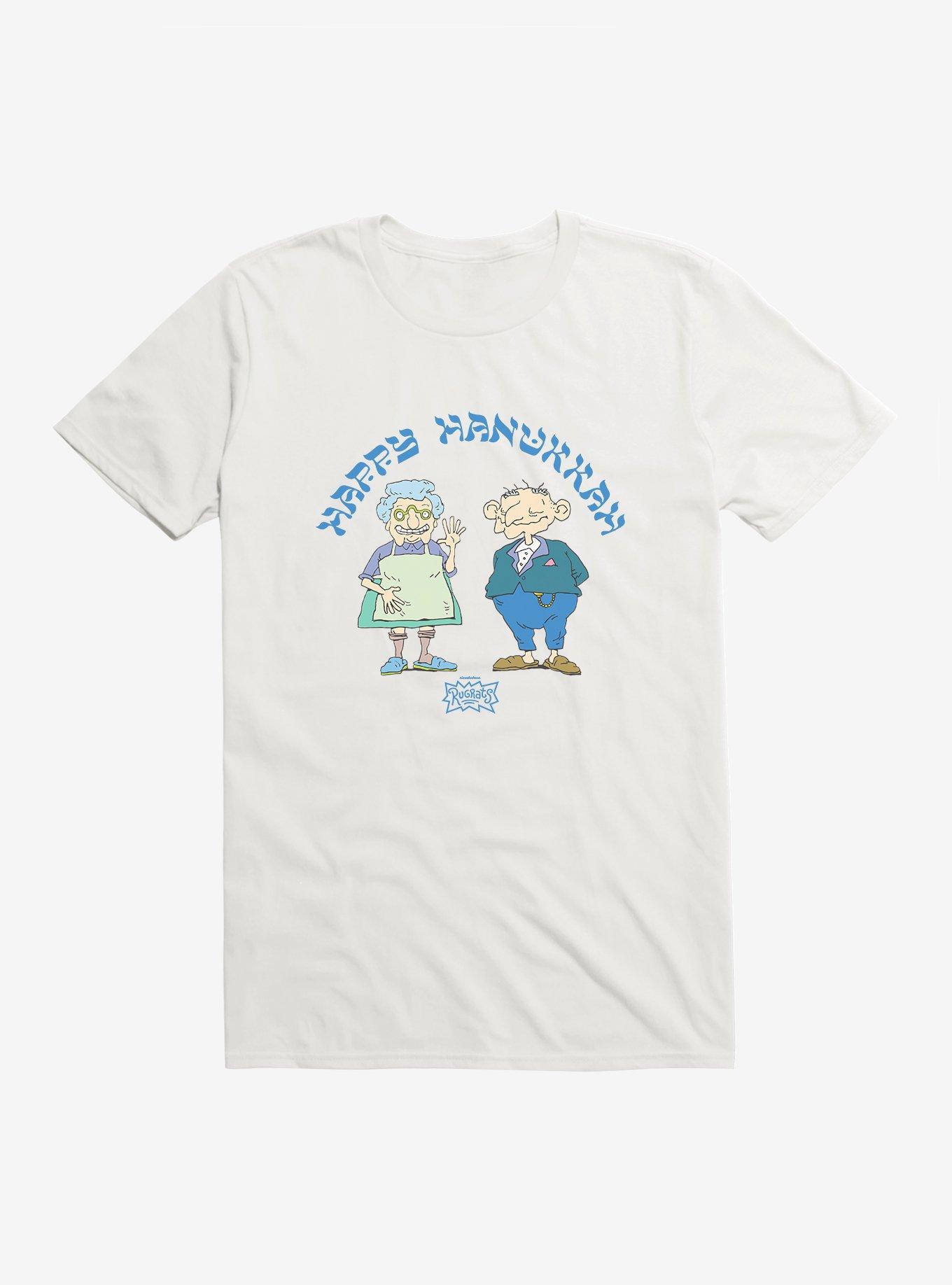 Rugrats Ben And Didi Boris Happy Hanukkah T-Shirt, WHITE, hi-res