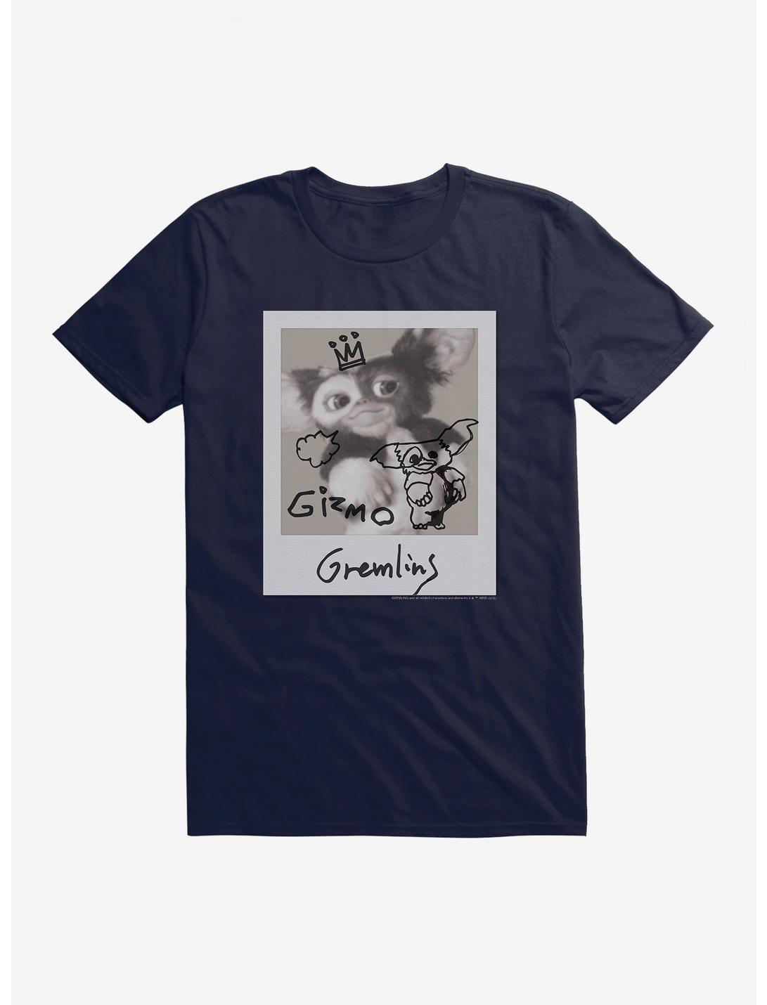 Gremlins Gizmo Black And White Polaroid T-Shirt, , hi-res