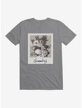 Gremlins Gizmo Black And White Polaroid T-Shirt, STORM GREY, hi-res